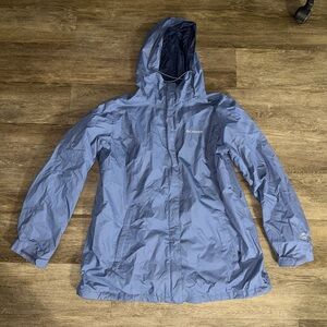 Columbia Navy Blue Waterproof Rain Jacket